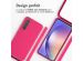 imoshion ﻿Coque en silicone avec cordon Samsung Galaxy A54 (5G) - Rose Fluo