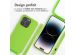 imoshion ﻿Coque en silicone avec cordon iPhone 14 Pro - Vert Fluo