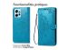 imoshion Etui de téléphone portefeuille Mandala Xiaomi Redmi Note 12 (4G) - Turquoise