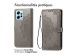 imoshion Etui de téléphone portefeuille Mandala Xiaomi Redmi Note 12 (4G) - Gris