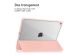 iMoshion Coque tablette rigide Trifold iPad 9 (2021) 10.2 pouces / iPad 8 (2020) 10.2 pouces / iPad 7 (2019) 10.2 pouces - Rose