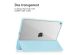 imoshion Coque tablette rigide Trifold iPad 9 (2021) 10.2 pouces / iPad 8 (2020) 10.2 pouces / iPad 7 (2019) 10.2 pouces - Bleu clair