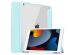 imoshion Coque tablette rigide Trifold iPad 9 (2021) 10.2 pouces / iPad 8 (2020) 10.2 pouces / iPad 7 (2019) 10.2 pouces - Bleu clair