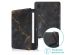 imoshion Slim Soft Sleepcover Kobo Clara 2E / Tolino Shine 4 - Black Marble