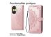 imoshion Etui de téléphone portefeuille Mandala OnePlus Nord CE 3 Lite - Rose Dorée