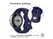 imoshion Bracelet en silicone Google Pixel Watch / Watch 2 / Watch 3 (41 mm) - Taille S - Bleu foncé