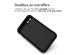 imoshion Coque arrière EasyGrip iPhone SE (2022 / 2020) / 8 / 7 - Noir