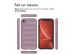 iMoshion Coque arrière EasyGrip iPhone Xr - Violet