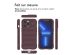 imoshion Coque arrière EasyGrip iPhone 13 Pro - Aubergine