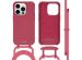 imoshion Coque de couleur avec cordon amovible iPhone 14 Pro - Rouge foncé