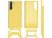 imoshion Coque de couleur avec cordon amovible Samsung Galaxy S21 - Jaune