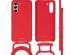 imoshion Coque de couleur avec cordon amovible Samsung Galaxy S21 FE - Rouge