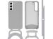 imoshion Coque de couleur avec cordon amovible Samsung Galaxy S22 - Gris