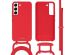 imoshion Coque de couleur avec cordon amovible Samsung Galaxy S22 - Rouge