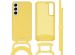 imoshion Coque de couleur avec cordon amovible Samsung Galaxy S22 - Jaune