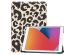 imoshion Coque tablette Design Trifold iPad 9 (2021) 10.2 pouces / iPad 8 (2020) 10.2 pouces / iPad 7 (2019) 10.2 pouces - Leopard