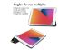 imoshion Coque tablette Design Trifold iPad 9 (2021) 10.2 pouces / iPad 8 (2020) 10.2 pouces / iPad 7 (2019) 10.2 pouces - Stars Sky