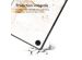 imoshion Coque tablette Design Trifold Samsung Galaxy Tab A8 - White Marble