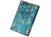 imoshion Coque tablette Design Trifold Lenovo Tab M9 - Green Plant