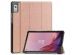 imoshion Coque tablette Trifold Lenovo Tab M9 - Rose Dorée