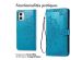 imoshion Etui de téléphone portefeuille Mandala Motorola Moto G73 - Turquoise