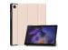 imoshion Coque tablette Trifold Samsung Galaxy Tab A8 - Beige