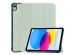 imoshion Coque tablette Trifold iPad 10 (2022) 10.9 pouces - Vert clair