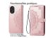 imoshion Etui de téléphone portefeuille Mandala Oppo A18 / Oppo A38 - Rose Dorée