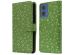 imoshion Étui de téléphone portefeuille Design Motorola Moto G04 / G24 - Green Flowers