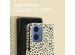 imoshion Étui de téléphone portefeuille Design Motorola Moto G04 / G24 - Black And White Dots