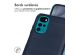 imoshion Coque Brushed Motorola Moto G22 - Bleu foncé