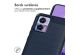 imoshion Coque Brushed Motorola Moto Edge 30 Neo - Bleu foncé