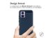 imoshion Coque Brushed Motorola Moto Edge 30 Neo - Bleu foncé