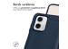 imoshion Coque Brushed Motorola Moto G73 - Bleu foncé