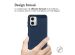 imoshion Coque Brushed Motorola Moto G73 - Bleu foncé