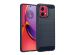 imoshion Coque Brushed Motorola Moto G84 - Bleu foncé