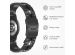 Accezz Bracelet Steel Samsung Galaxy Watch 4 / 5 / 6 / 7 - 20 mm - Noir