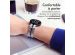 Accezz Bracelet Steel Samsung Galaxy Watch 4 / 5 / 6 / 7 - 20 mm - Argent / Noir