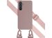 Selencia Coque silicone avec cordon amovible Samsung Galaxy A55 - Sand Pink