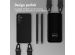 Selencia Coque silicone avec cordon amovible Samsung Galaxy A55 - Noir