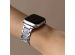 Selencia Bracelet à maillons scintillants pour Apple Watch Series 1-9 / SE - 38/40/41 mm / Series 10 - 42 mm - Argent