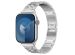 Selencia Bracelet à maillons scintillants pour Apple Watch Series 1-9 / SE - 38/40/41 mm / Series 10 - 42 mm - Argent