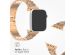 Selencia Bracelet à maillons scintillants pour Apple Watch Series 1-9 / SE - 38/40/41 mm / Series 10 - 42 mm - Or rose