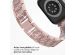 Selencia Bracelet à maillons scintillants pour Apple Watch Series 1-9 / SE - 38/40/41 mm / Series 10 - 42 mm - Rose