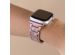 Selencia Bracelet à maillons scintillants pour Apple Watch Series 1-9 / SE - 38/40/41 mm / Series 10 - 42 mm - Rose