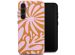 Selencia Coque arrière Vivid Samsung Galaxy S24 Plus - Modern Bloom Pink