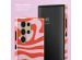 Selencia Coque arrière Vivid Samsung Galaxy S24 Ultra - Pink Dream Swirl