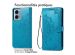 imoshion Etui de téléphone portefeuille Mandala Motorola Moto G24 Power - Turquoise