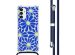 imoshion Coque Design avec cordon Samsung Galaxy A13 (5G) - Cobalt Blue Flowers Connect