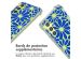 imoshion Coque Design avec cordon Samsung Galaxy A34 - Cobalt Blue Flowers Connect